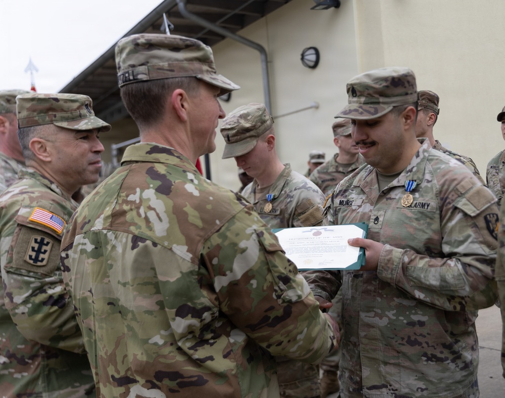 7th Engineer Brigade Best Squad Award Ceremony