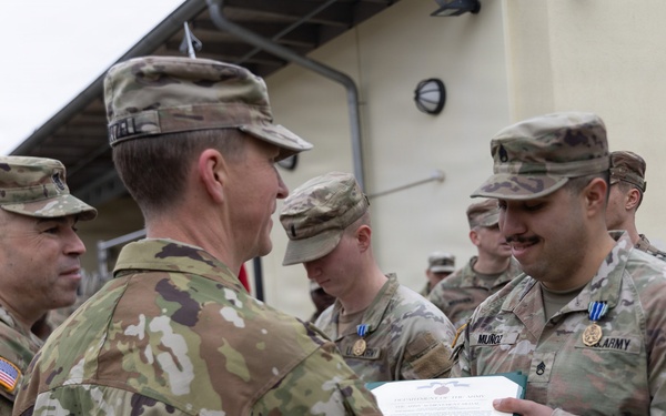 7th Engineer Brigade Best Squad Award Ceremony