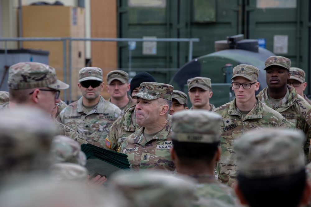 7th Engineer Best Squad Competition Award Ceremony