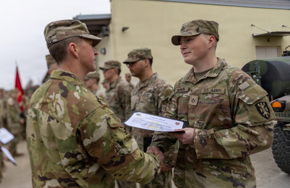 7th Engineer Brigade Best Squad Award Ceremony