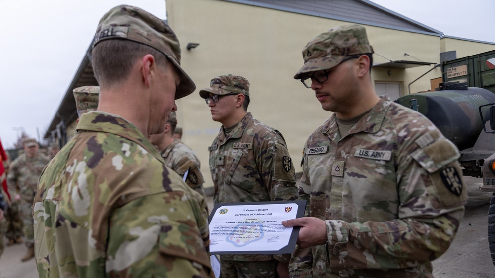 7th Engineer Brigade Best Squad Award Ceremony