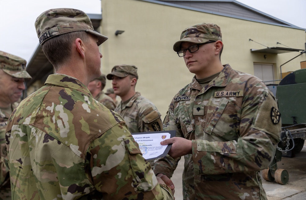 7th Engineer Brigade Best Squad Award Ceremony