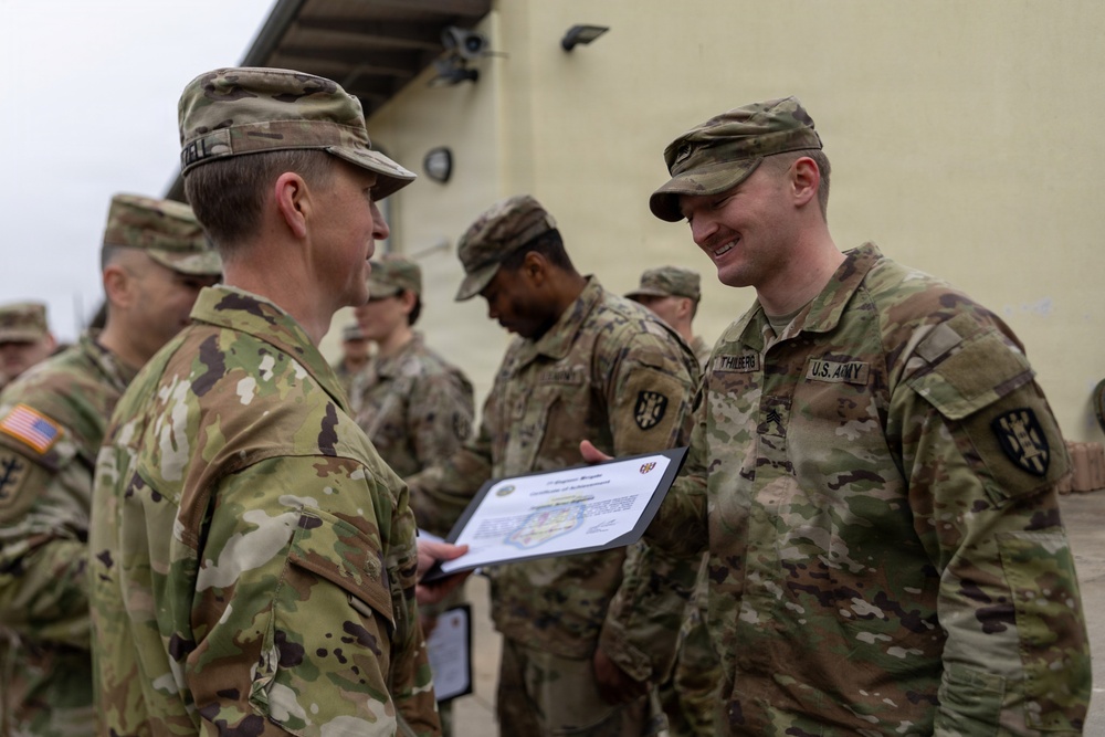 7th Engineer Brigade Best Squad Award Ceremony