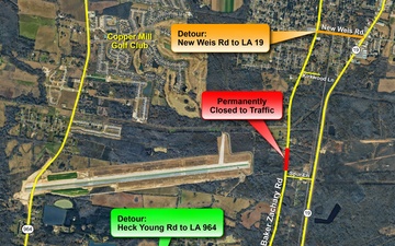 Road Closure Alert: Old Baker Zachary Road