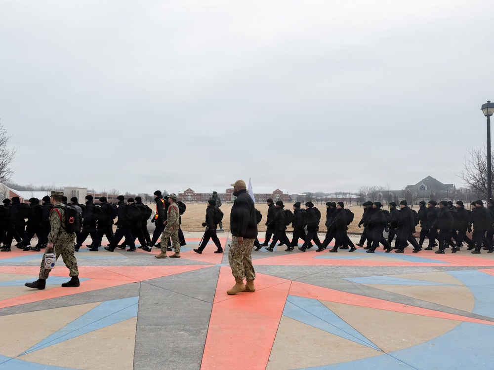 NCC Oliver supports RTC  DIV 157 during formation.