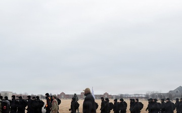 NCC Oliver supports RTC  DIV 157 during formation.