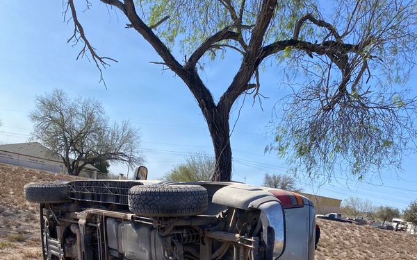 Quick-Acting Soldiers with JTF-Southern Border Pull Elderly Man from Overturned Vehicle