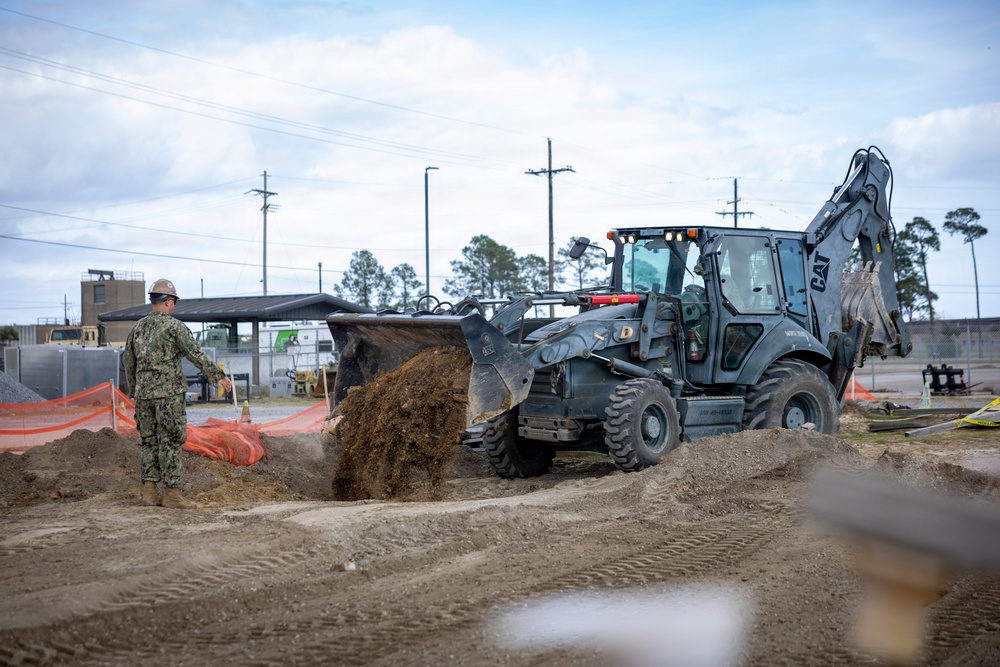 NMCB 133 Builds Storage Facility
