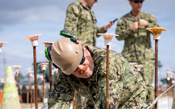 NMCB 133 Builds Storage Facility