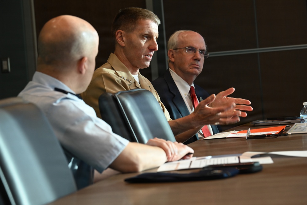 USSTRATCOM and Offutt AFB leadership meet with University of Nebraska System partners