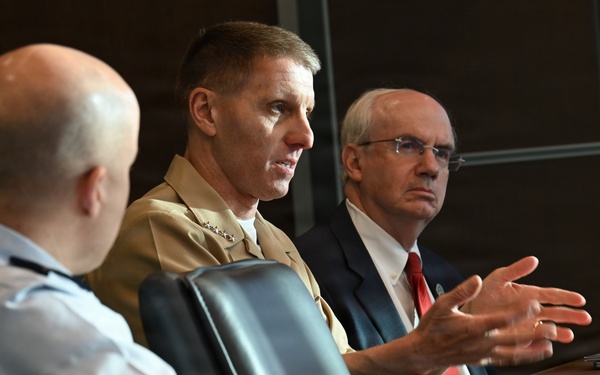 USSTRATCOM and Offutt AFB leadership meet with University of Nebraska System partners