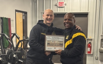 Staff Sergeant Copeland receives Best Coach Award