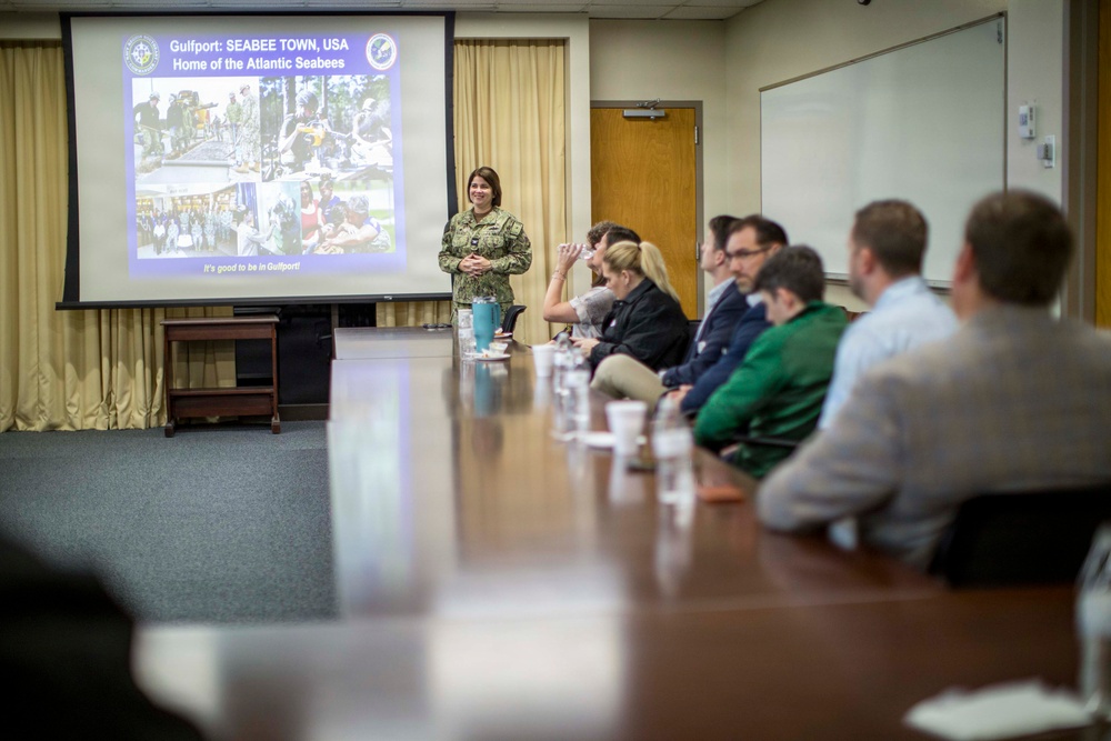 Leadership Gulf Coast Tours NCBC Gulfport, Gains Insight into Seabee Mission