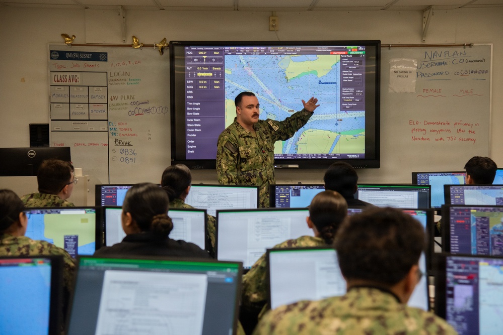 Surface Warfare Engineering Schools Command (SWESC) Great Lakes Instructors Train Next Generation of U.S. Navy Quartermasters