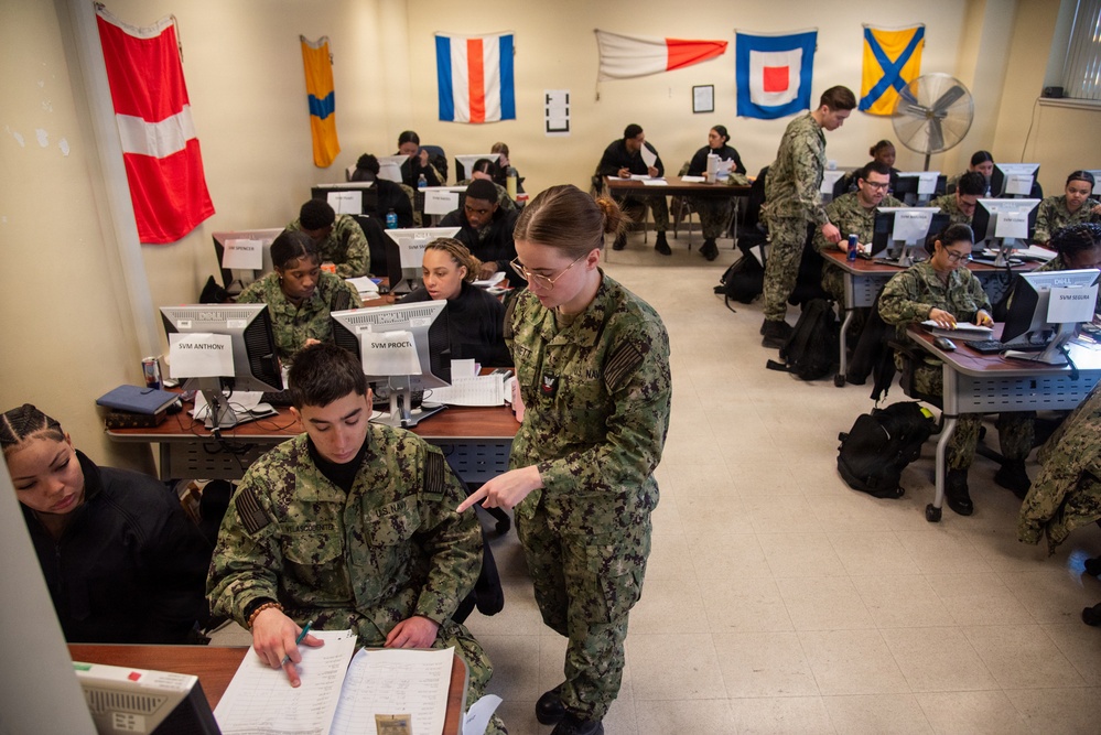 Surface Warfare Engineering Schools Command (SWESC) Great Lakes Instructors Train Next Generation of U.S. Navy Quartermasters