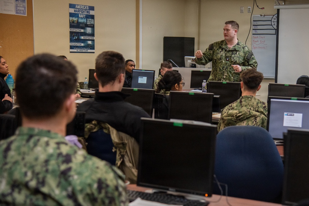 Surface Warfare Engineering Schools Command (SWESC) Great Lakes Instructors Train Next Generation of U.S. Navy Quartermasters