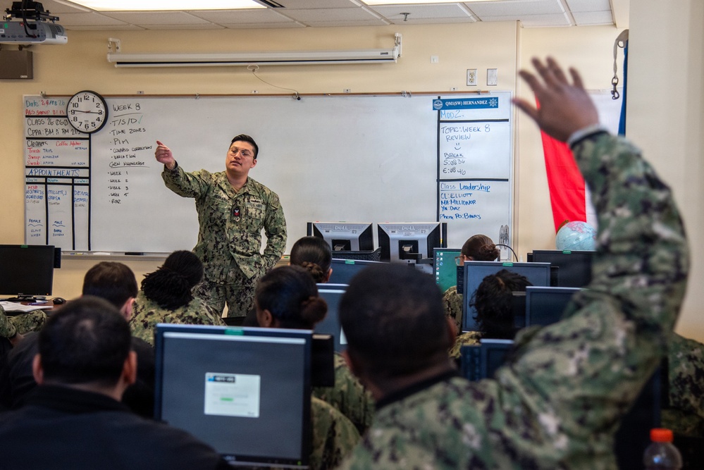 Surface Warfare Engineering Schools Command (SWESC) Great Lakes Instructors Train Next Generation of U.S. Navy Quartermasters
