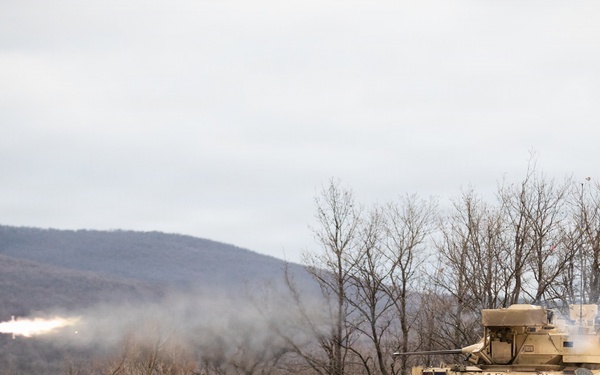 1st Infantry Division Conducts TOW Anti-Tank Missile Training at Novo Selo Training Area