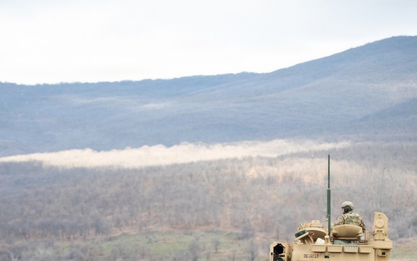 1st Infantry Division Conducts TOW Anti-Tank Missile Training at Novo Selo Training Area