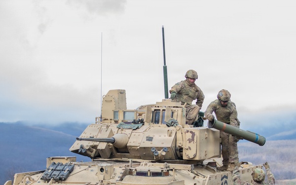 1st Infantry Division Conducts TOW Anti-Tank Missile Training at Novo Selo Training Area