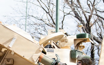 1st Infantry Division Conducts TOW Anti-Tank Missile Training at Novo Selo Training Area