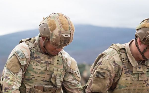 1st Infantry Division Conducts TOW Anti-Tank Missile Training at Novo Selo Training Area