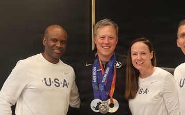 Secretary of the Army Dan Driscoll visits U.S. Army WCAP Soldier-Athletes in Milan