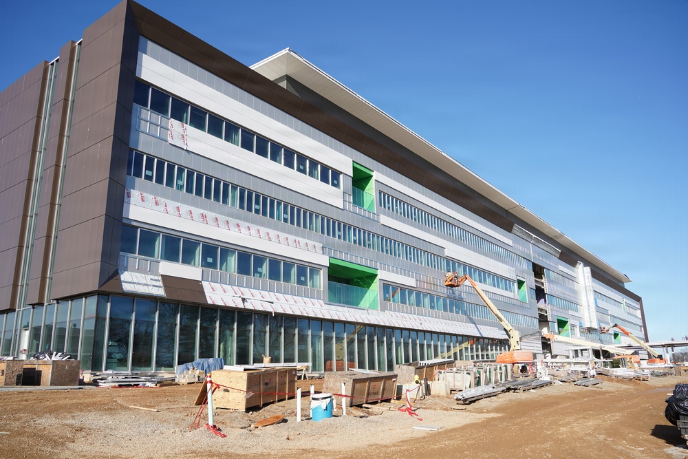 Construction continues at the Louisville VA Medical Center Feb. 20, 2026