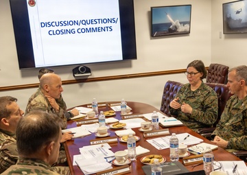 Director of French Army Human Resources visits Marine Corps Manpower and Reserve Affairs