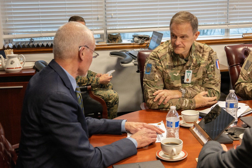 Director of French Army Human Resources visits Marine Corps Manpower and Reserve Affairs