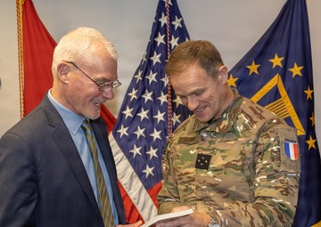 Director of French Army Human Resources visits Marine Corps Manpower and Reserve Affairs