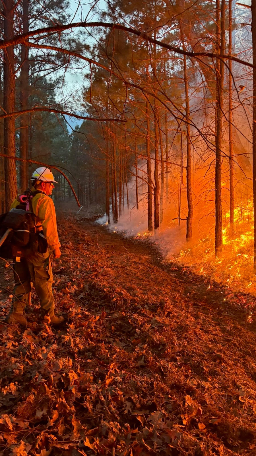 Oklahoma National Guard wildland firefighting crews battle Oklahoma blazes