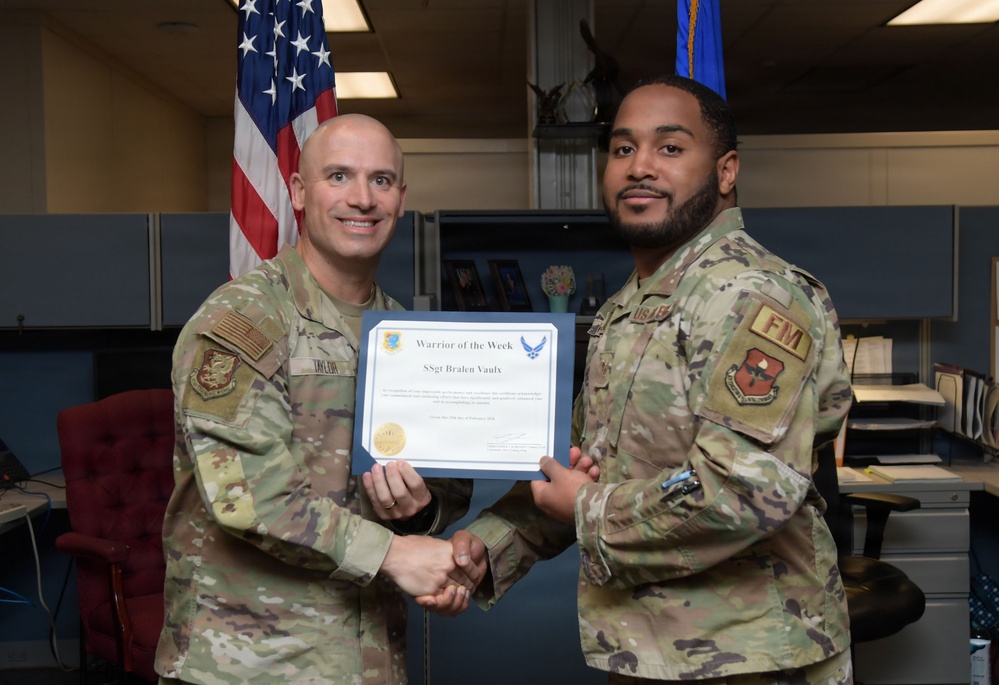 Warrior: SSgt. Bralen Vaulx