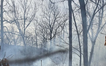 Oklahoma National Guard wildland firefighting crews battle Oklahoma blazes