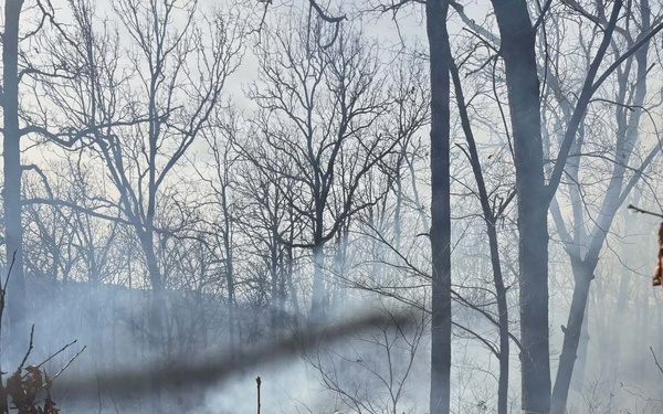 Oklahoma National Guard wildland firefighting crews battle Oklahoma blazes