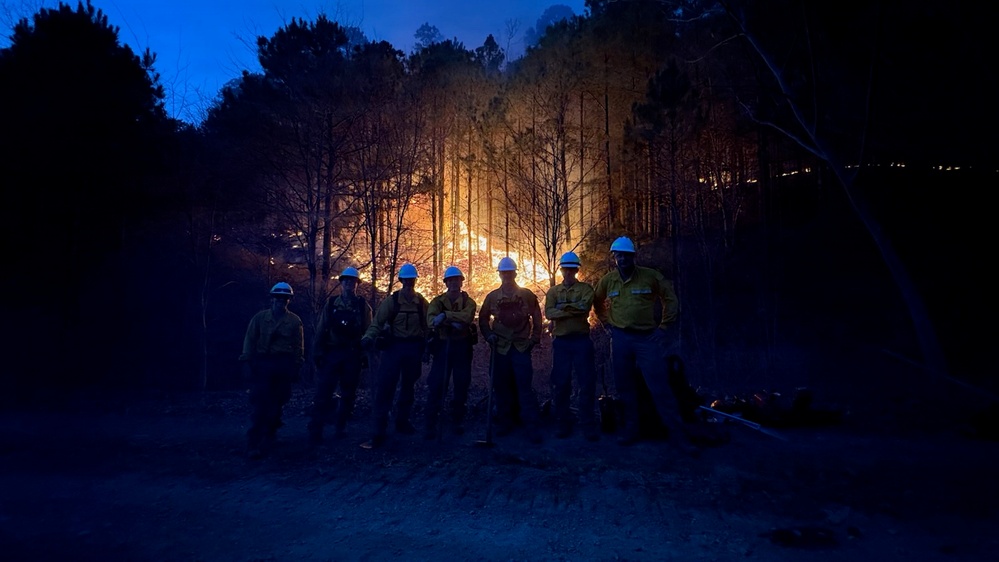 Oklahoma National Guard wildland firefighting crews battle Oklahoma blazes