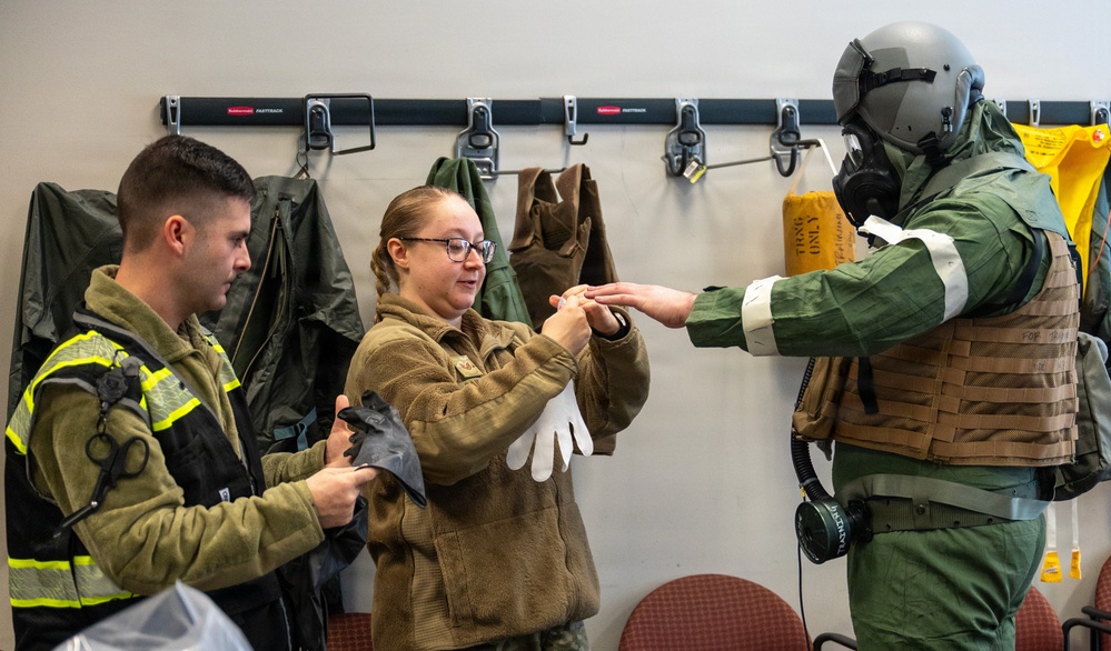 Full MOPP, full focus: Ensuring wing can fly, fight, win.