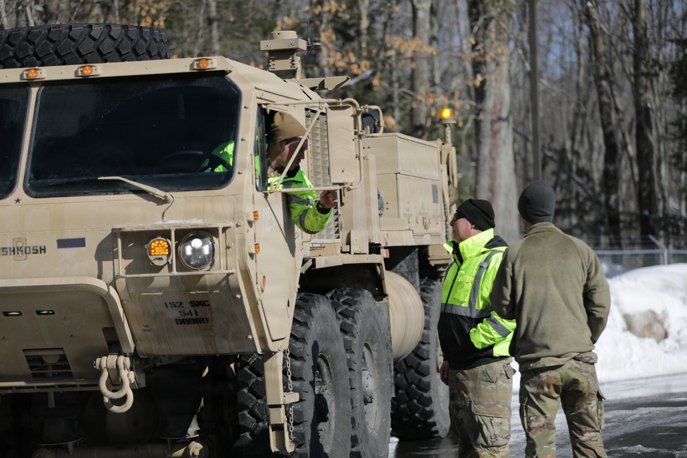 Maine National Guard mobilizes to support Rhode Island blizzard response efforts