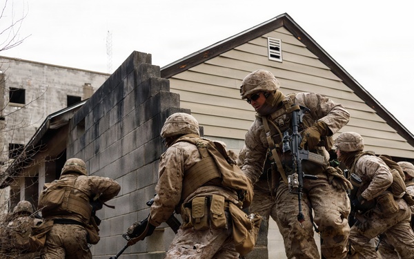 Company F conducts MOUT platoon attacks