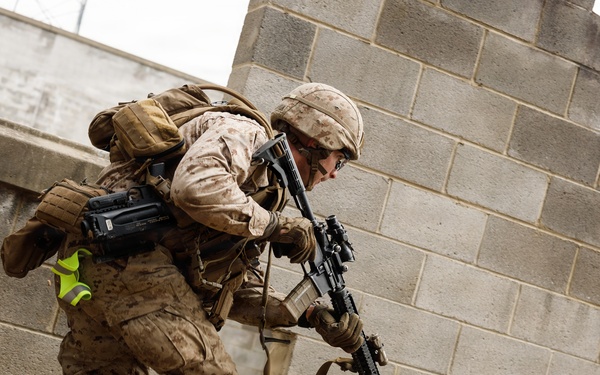 Company F conducts MOUT platoon attacks