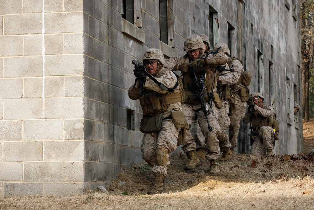 Company F conducts MOUT platoon attacks