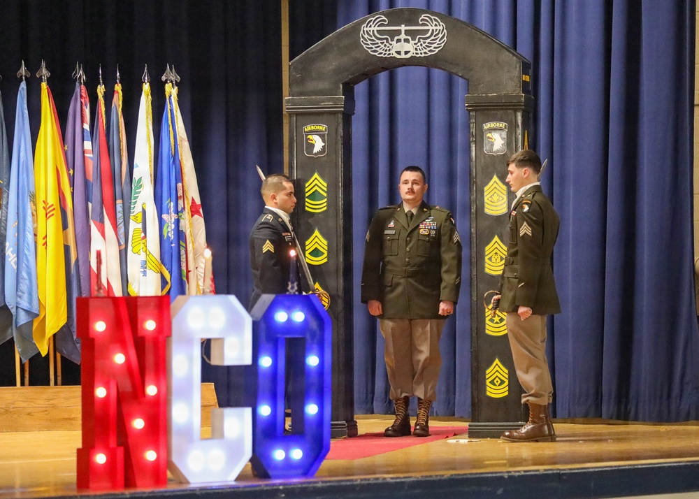 101 CAB NCO Induction Ceremony