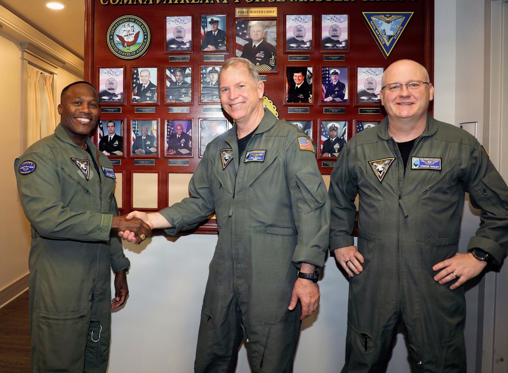 AIRLANT Force Master Chief Turnover