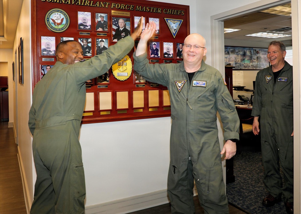 AIRLANT Force Master Chief Turnover