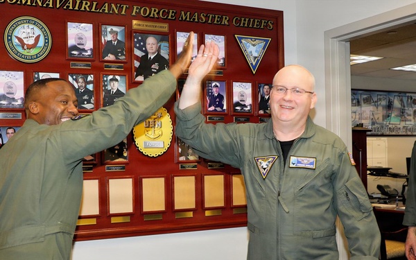 AIRLANT Force Master Chief Turnover