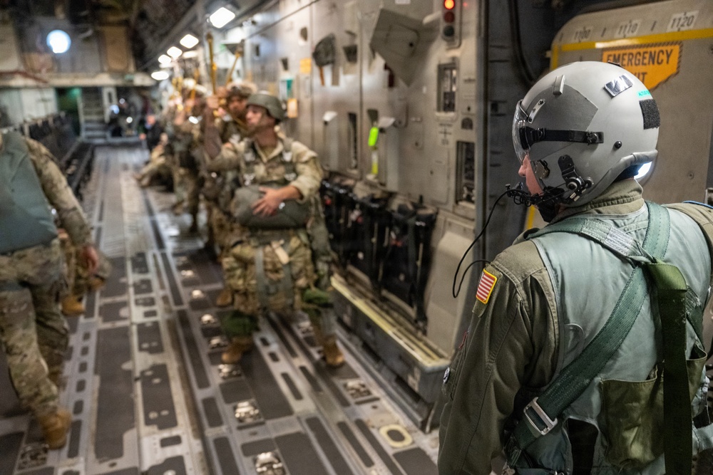 Altus AFB Supports Ranger Jumpmaster Training with C-17 Airlift