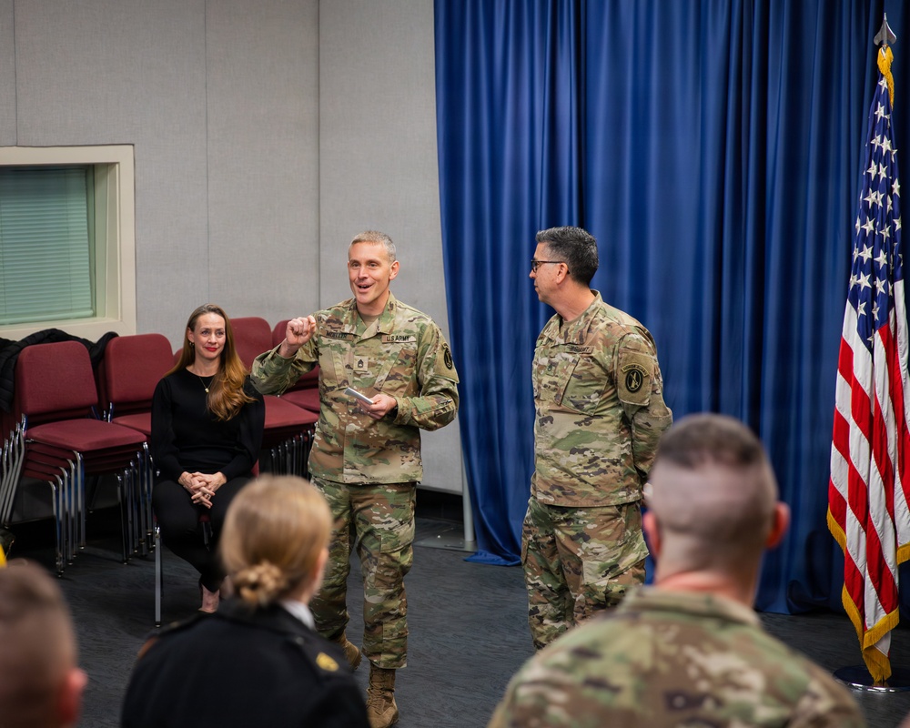Staff Sgt. Franqui ETS award