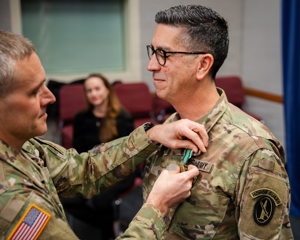 Staff Sgt. Franqui ETS award