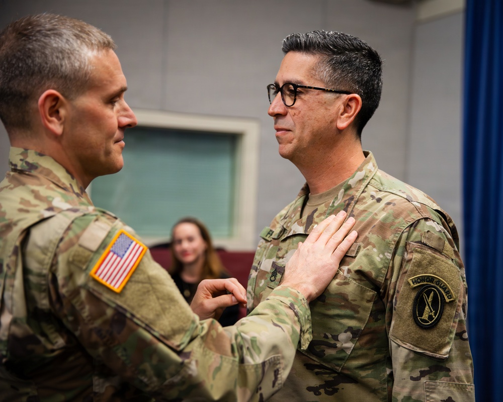 Staff Sgt. Franqui ETS award