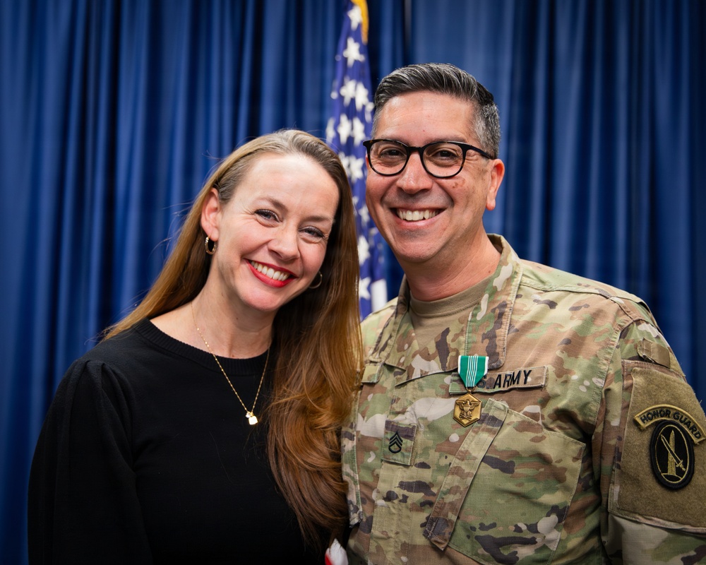 Staff Sgt. Franqui ETS award